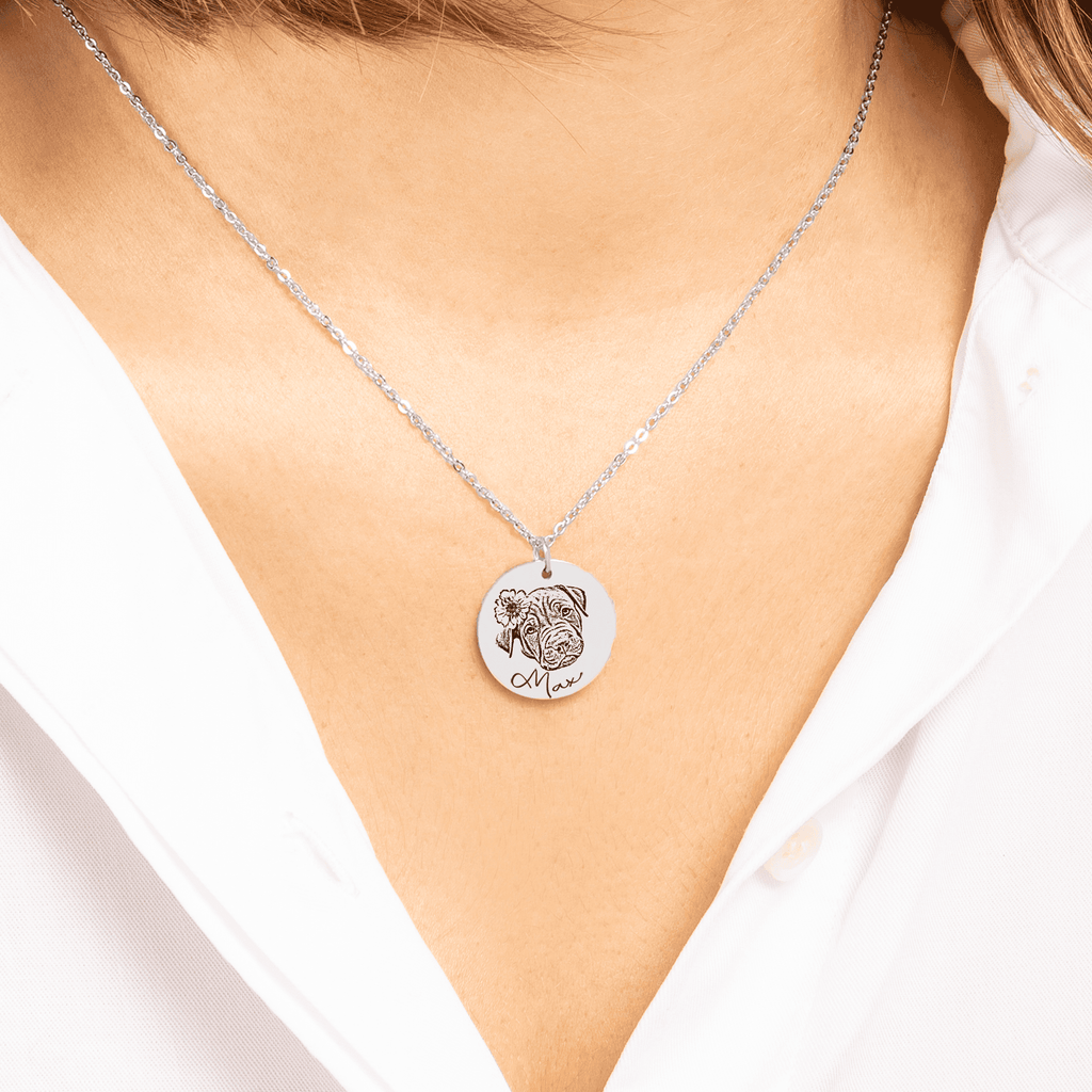 Signature Pet Portrait Necklace