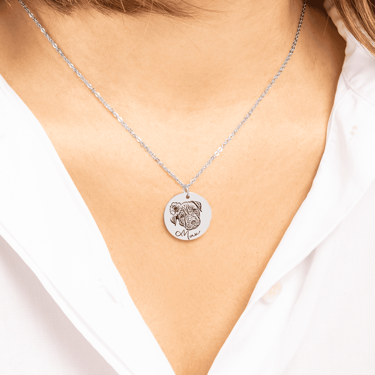 Signature Pet Portrait Necklace